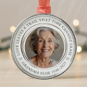 Memorial Keepsake Fotosympathie Metalen Ornament