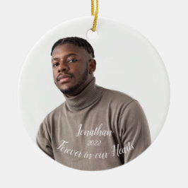 Memorial Keepsake gepersonaliseerd kerstversiering Keramisch Ornament