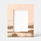 Memorial Keepsake Gevist bootvisser Gegraveerde Lijstjes (Voorkant)