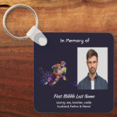 Memorial Keepsake Hockey Player Sport Sleutelhanger (Voorkant)