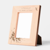 Memorial Keepsake  Hummingbird Yellow Roses  Gegraveerde Lijstjes (Links)