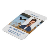 Memorial Keepsake Lake Geese Birds Magneet (Linkerzijde)