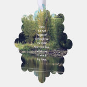  Memorial Keepsake Lake Pond Park Ducks  Ornament Kaart (Links)