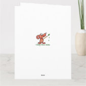 Memorial Keepsake Lake Vissende roeiboot Bedankkaart (Achterkant)