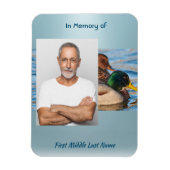 Memorial Keepsake Mallard Ducks Bird Magneet (Verticaal)