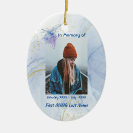 Memorial Keepsake Memorial Dragonfly Keramisch Ornament