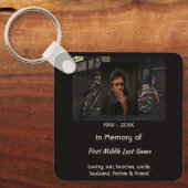 Memorial Keepsake Motorcycle Biker Sleutelhanger (Voorkant)