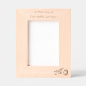 Memorial Keepsake Motorcycle Chopper Gegraveerde Lijstjes (Voorkant)