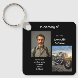 Memorial Keepsake Motorcycle Chopper Sleutelhanger