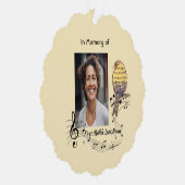  Memorial Keepsake Music Bird Ornament Kaart (Rechts)