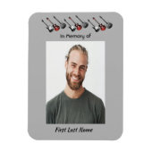 Memorial Keepsake Muzikant Gitaarmuziek Magneet (Verticaal)