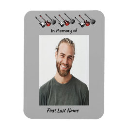 Memorial Keepsake Muzikant Gitaarmuziek Magneet