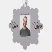 Memorial Keepsake Muzikant Gitaarmuziek Ornament Kaart (Links)