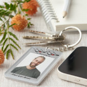 Memorial Keepsake Muzikant Gitaarmuziek Sleutelhanger (Voorkant Rechts)