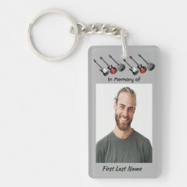 Memorial Keepsake Muzikant Gitaarmuziek Sleutelhanger