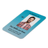  Memorial Keepsake Pilot Airplane Flying Magneet (Linkerzijde)