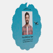  Memorial Keepsake Pilot Airplane Flying Ornament Kaart (Rechts)