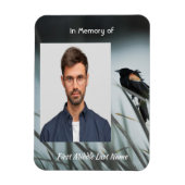 Memorial Keepsake Red-wing Blackbird Magneet (Verticaal)