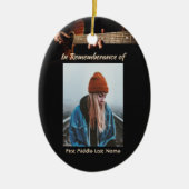 Memorial Keepsake Remembrance Muziekgitaar Keramisch Ornament (Voorkant)