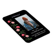  Memorial Keepsake  Roses Garden Flowers Magneet (Rechterzijde)