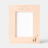 Memorial Keepsake Snowboarding Winter Gegraveerde Lijstjes (Voorkant)