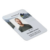 Memorial Keepsake Snowboarding Winter Magneet (Rechterzijde)