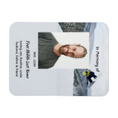 Memorial Keepsake Snowboarding Winter Magneet (Horizontaal)