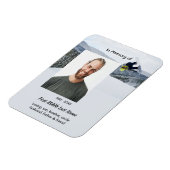 Memorial Keepsake Snowboarding Winter Magneet (Linkerzijde)
