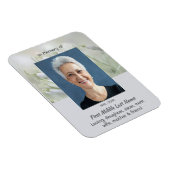 Memorial Keepsake Snowdrop Flowers Magneet (Rechterzijde)