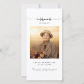 Memorial Keepsake Spaans begrafenis foto Bladwijze (Voorkant)