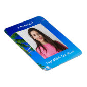 Memorial Keepsake Tropical Beach Exotic Magneet (Rechterzijde)