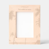 Memorial Keepsake Tropical Beach Gegraveerde Lijstjes (Voorkant)