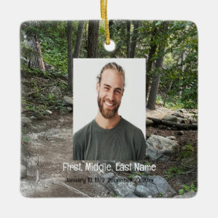 Memorial Keepsake verdwenen, maar niet vergeten Keramisch Ornament