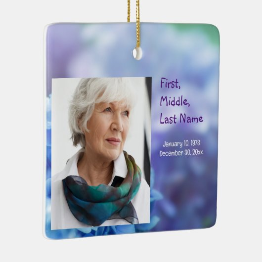 Memorial Keepsake verdwenen, maar niet vergeten Keramisch Ornament (Rechts)