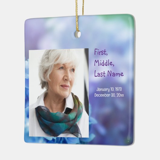 Memorial Keepsake verdwenen, maar niet vergeten Keramisch Ornament (Links)