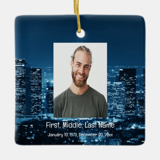 Memorial Keepsake verdwenen, maar niet vergeten Keramisch Ornament (Voorkant)