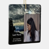 Memorial Keepsake verdwenen, maar niet vergeten Keramisch Ornament (Rechts)