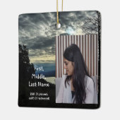 Memorial Keepsake verdwenen, maar niet vergeten Keramisch Ornament (Links)