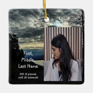 Memorial Keepsake verdwenen, maar niet vergeten Keramisch Ornament