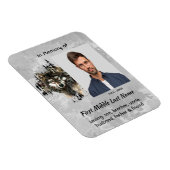 Memorial Keepsake Wolf Wolves Animal art Magneet (Rechterzijde)