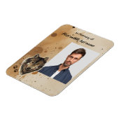  Memorial Keepsake Wolf Wolves Animal Magneet (Linkerzijde)