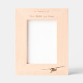  Memorial Keepsakes Pilot Airplane Sunset Gegraveerde Lijstjes (Voorkant)