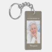 Memorial Keepsakes | Toetsenbord met foto's en Roo Sleutelhanger (Voorkant Links)