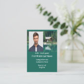 Memorial Keepslag Beauful Lake Cabin Visitekaartje (Staand voorkant)