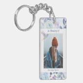 Memorial Keepslag Hummingbird Blue Rozen Sleutelhanger (Voorkant Links)