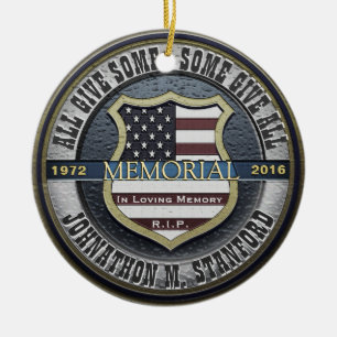 Memorial Keramisch Ornament