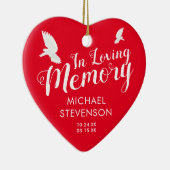 Memorial-kerstmis Keramisch Ornament (Rechts)