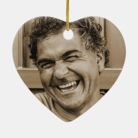 Memorial-kerstmis Keramisch Ornament (Achterkant)