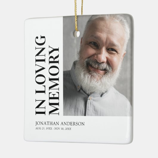 Memorial-kerstmis Keramisch Ornament (Links)