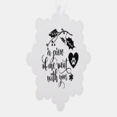 Memorial Kerstmis Ornament Kaart (Rechts)